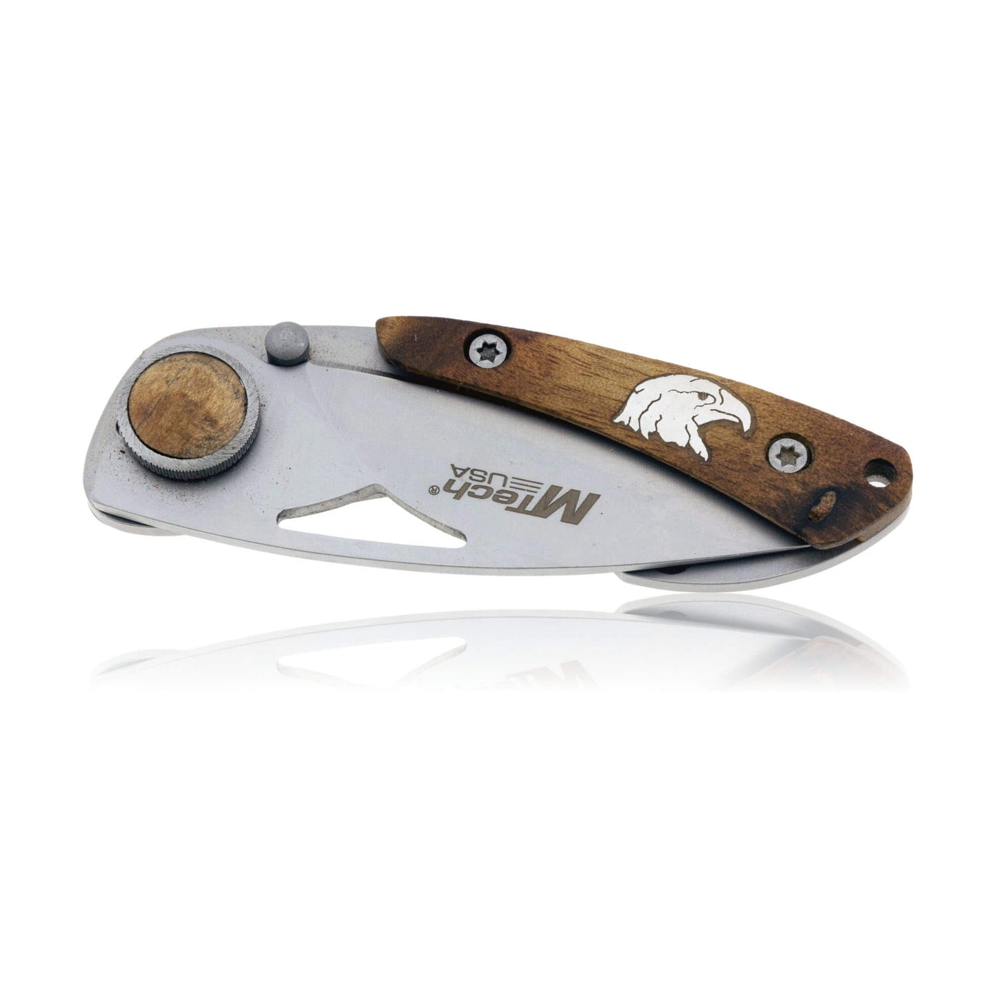 M Tech Knife with Silver Animal Inlay - Park City Jewelers