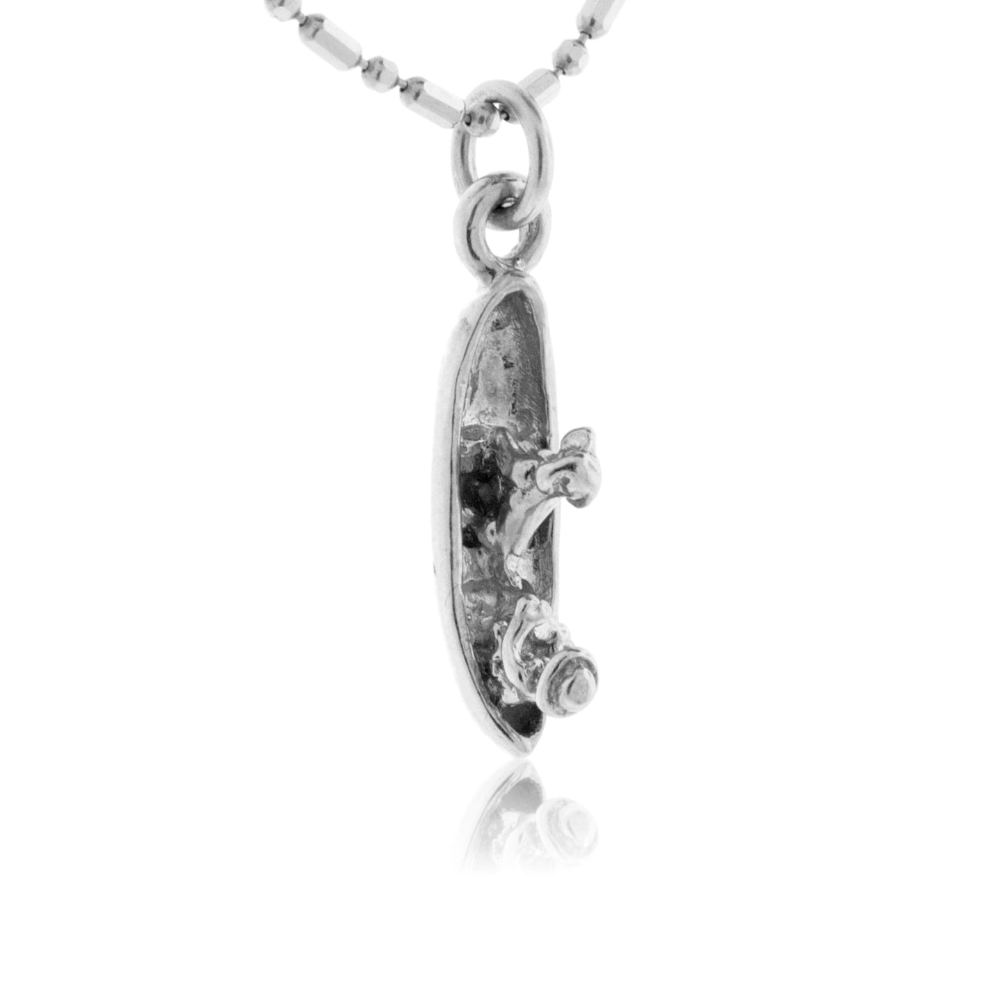 Man and Dog Canoe Charm - Park City Jewelers