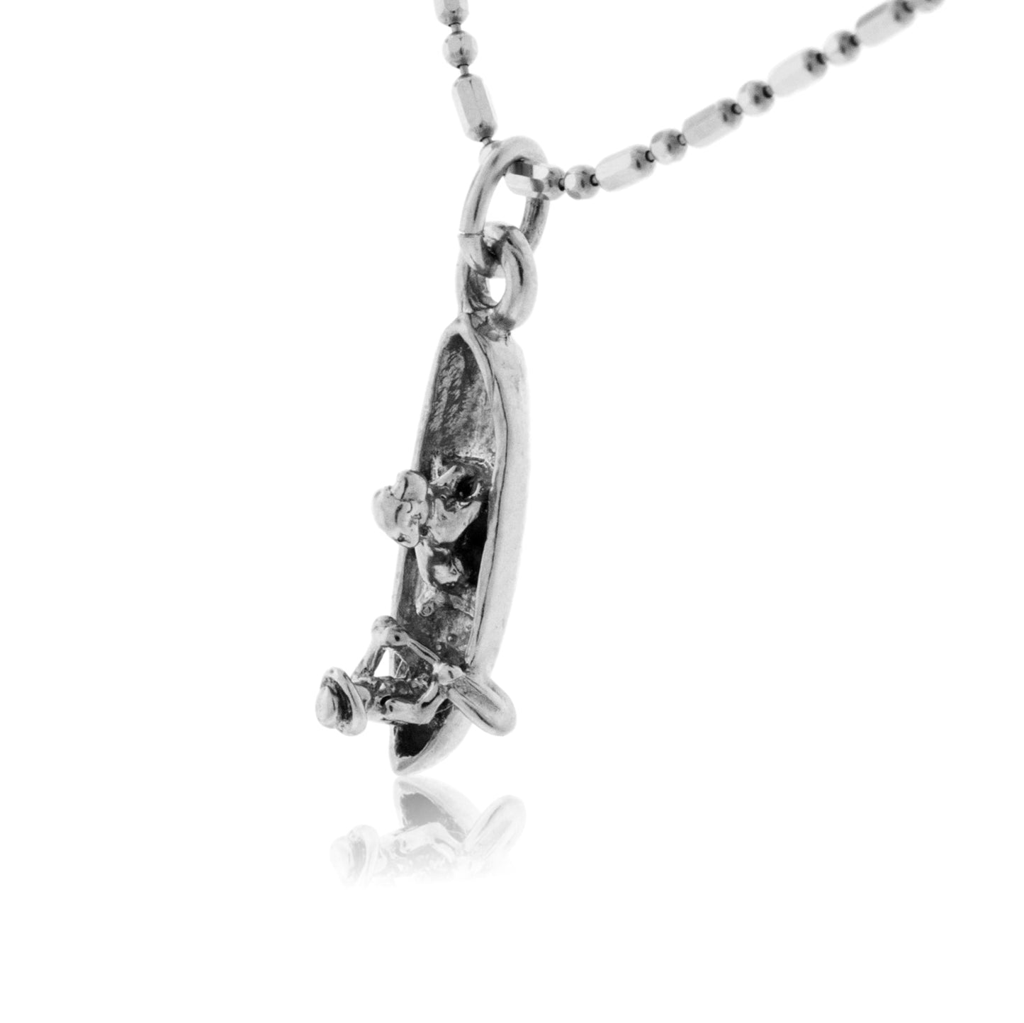 Man and Dog Canoe Charm - Park City Jewelers