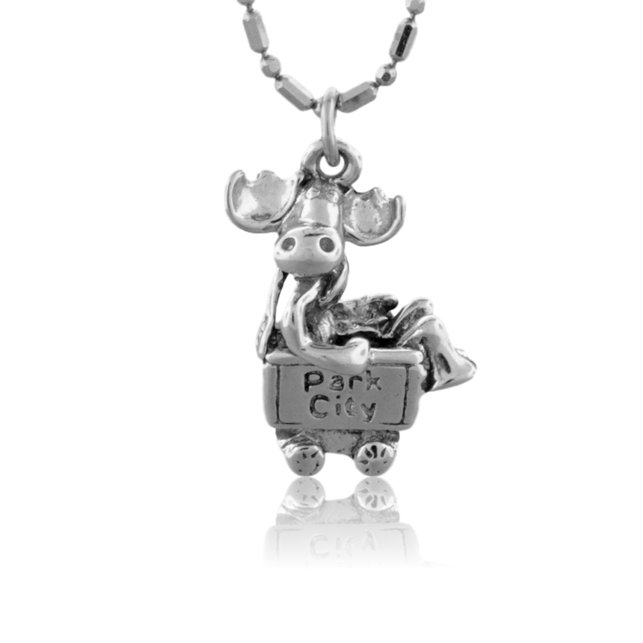 Moose Mine Cart Charm - Park City Jewelers