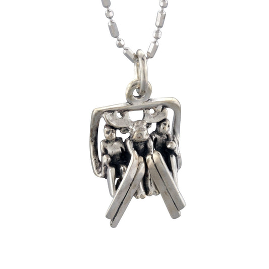 Moose Ski Lift Charm - Park City Jewelers