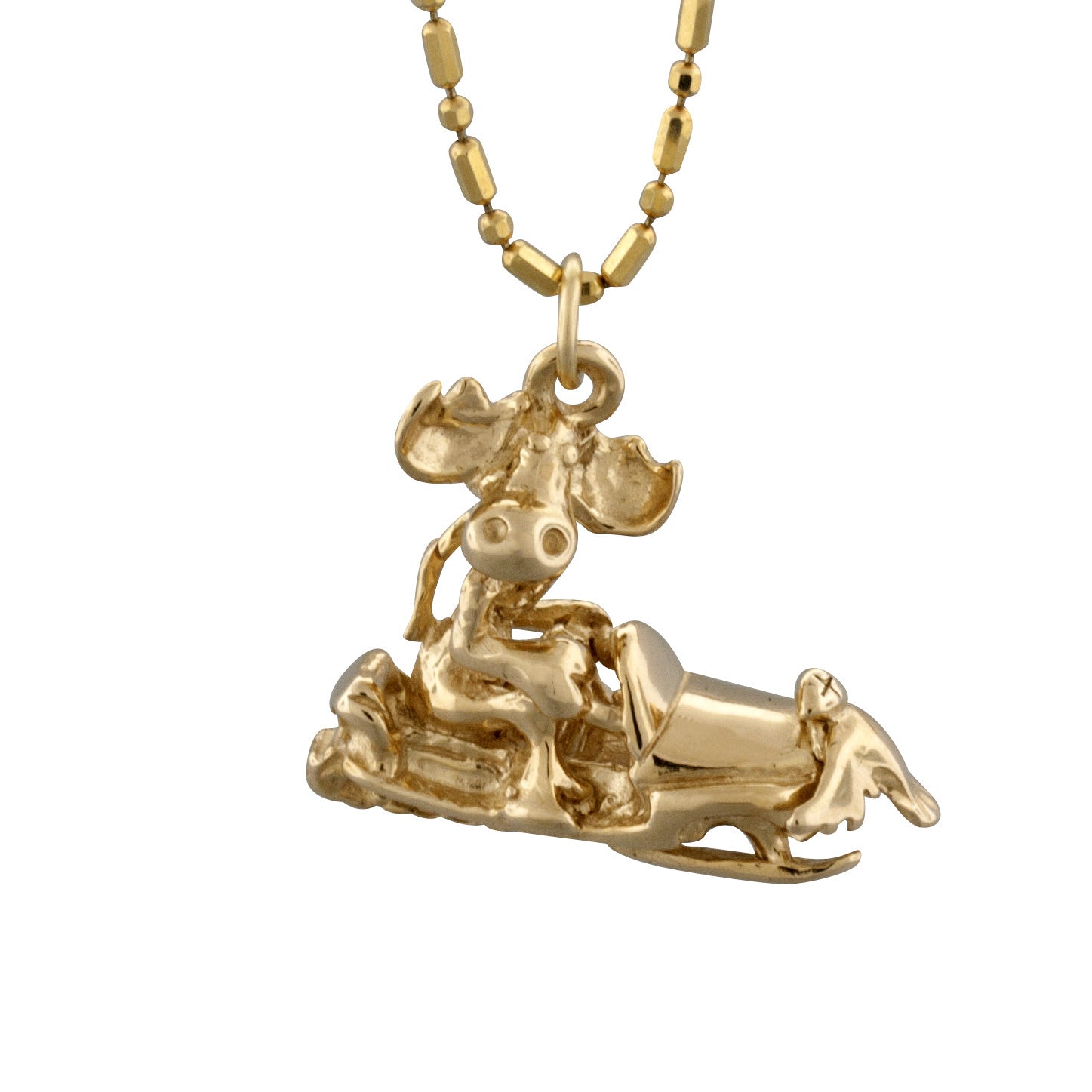 Moose Snowmobiling Charm - Park City Jewelers