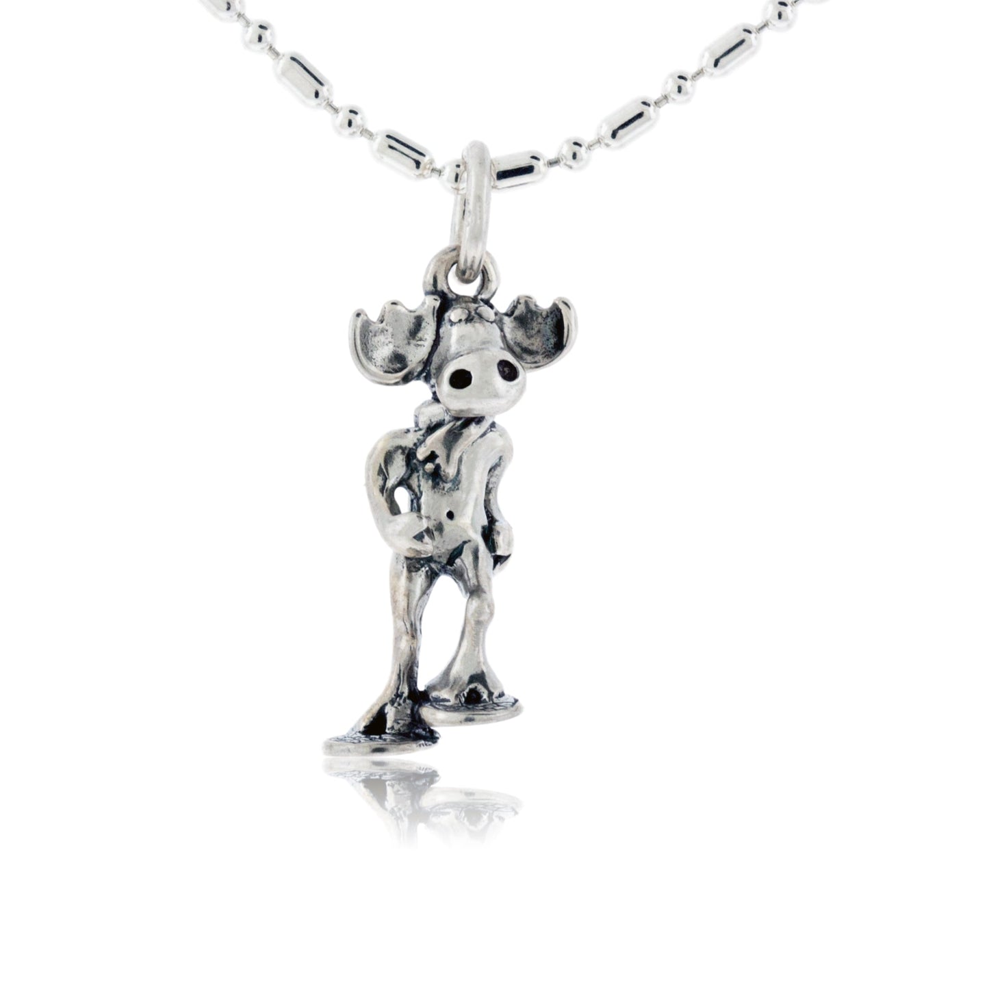 Moose Snowshoeing Charm - Park City Jewelers