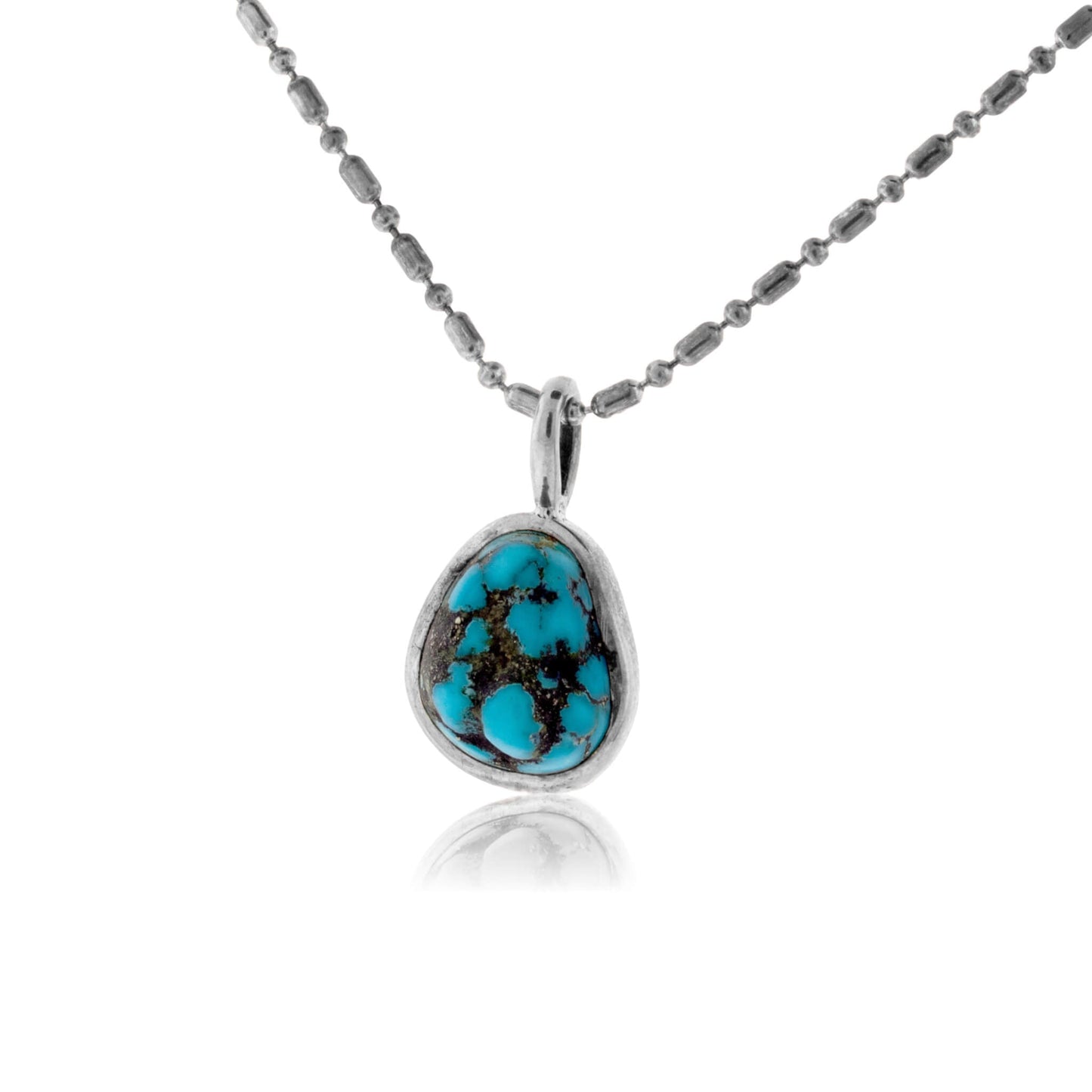 Natural Nugget Turquoise Bezel Pendant - Park City Jewelers