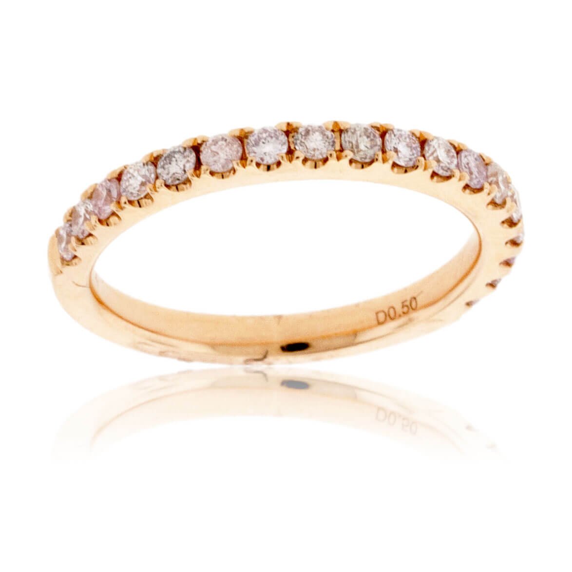 Natural Pink Diamond Band - Park City Jewelers