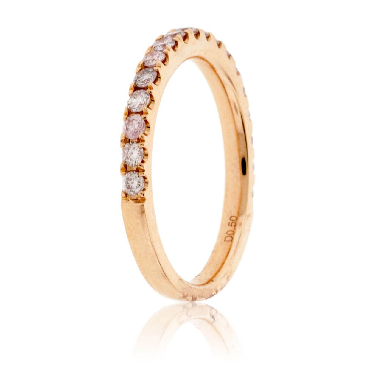 Natural Pink Diamond Band - Park City Jewelers