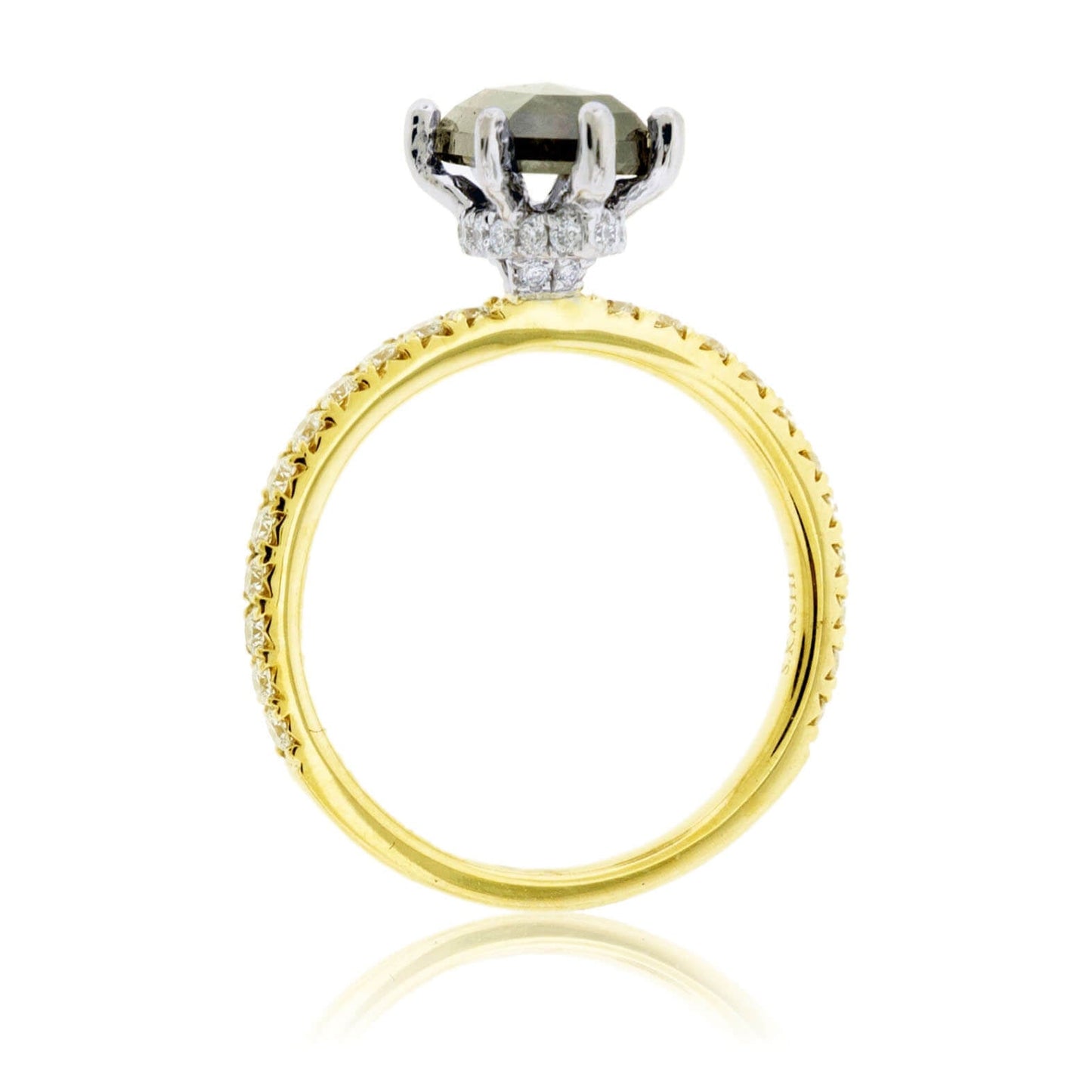 Natural Salt and Pepper Diamond & Diamond Ring - Park City Jewelers