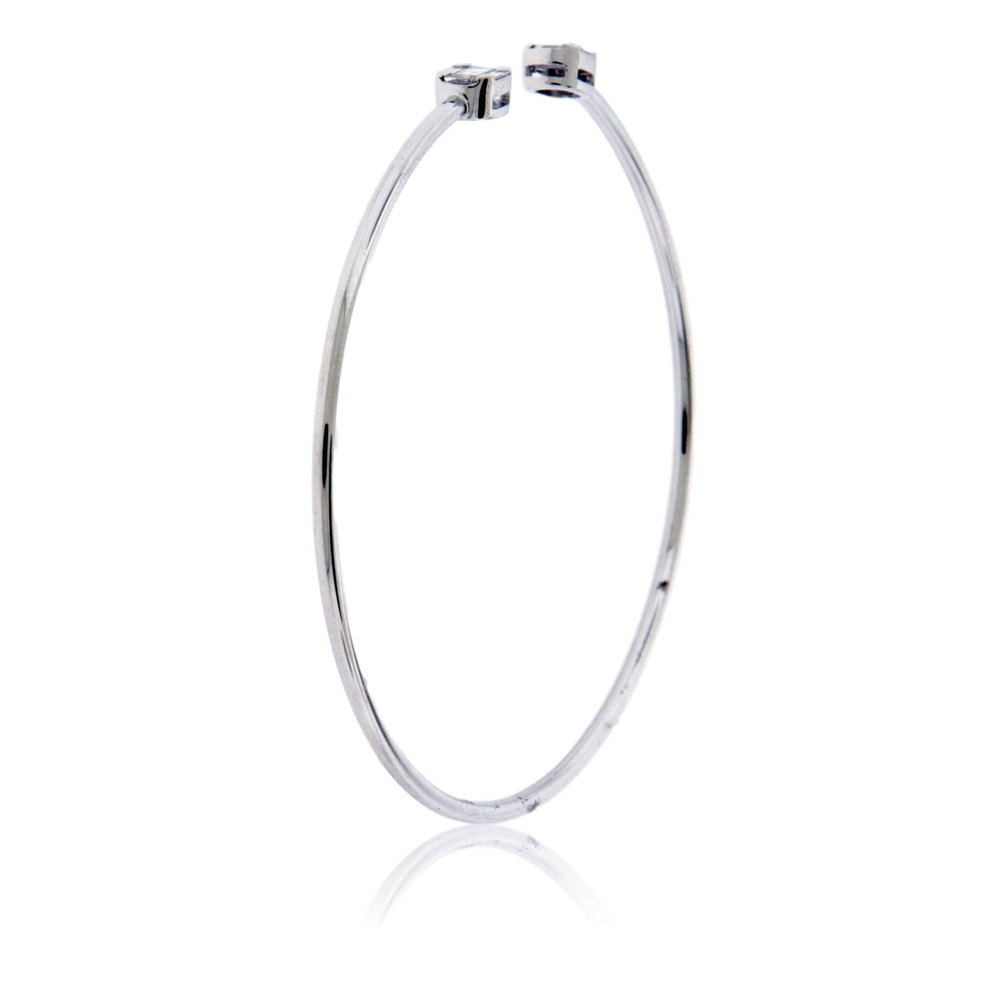 Open Center Diamond Baguette Bracelet - Park City Jewelers