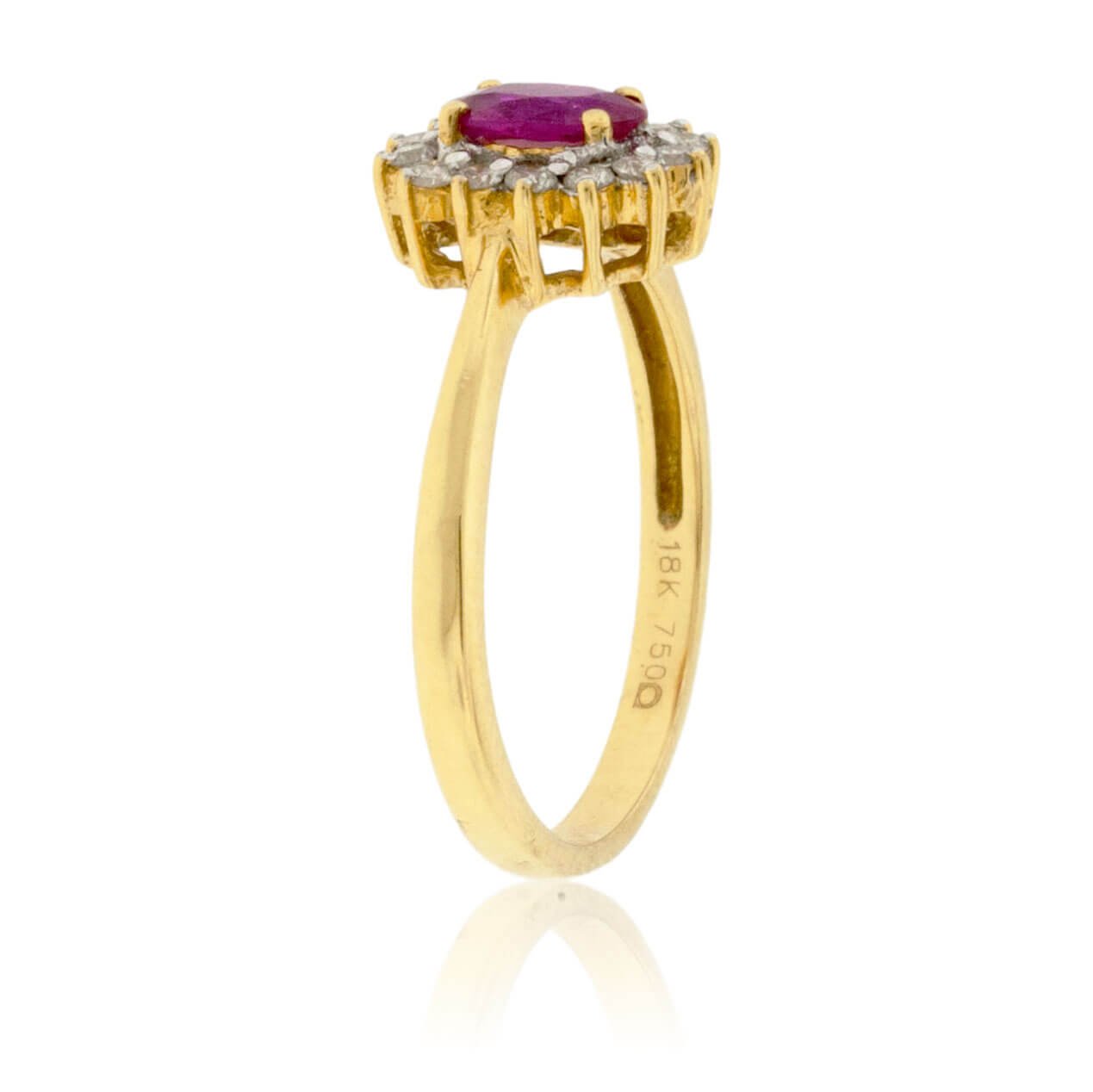 Oval Estate Style Ruby Ring - Park City Jewelers