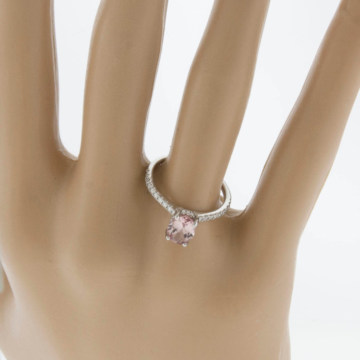 Oval Lotus Garnet & Diamond Ring - Park City Jewelers