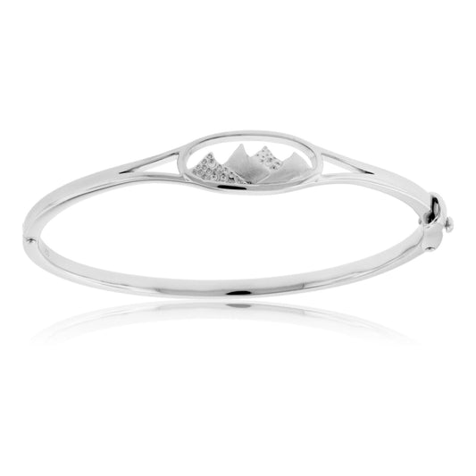 Oval Mountain Ridge Bangle Bracelet - Park City Jewelers