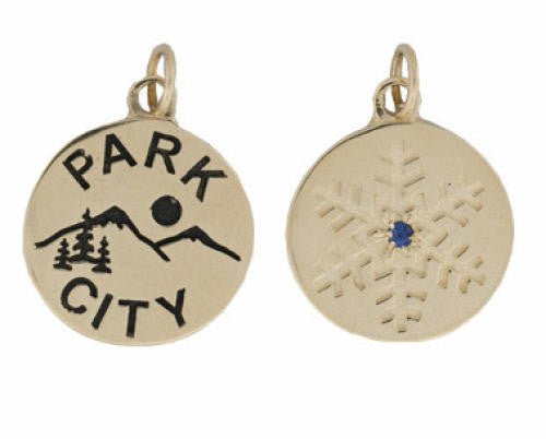 Park City Disc Charm - Park City Jewelers