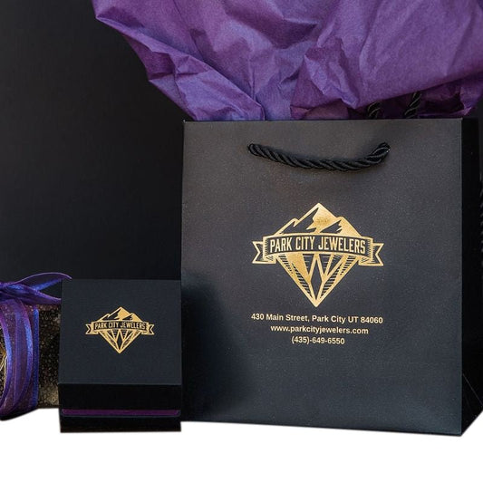 Pear Shaped Smoky Quartz with Single Diamond Pendant and Chain - Park City Jewelers