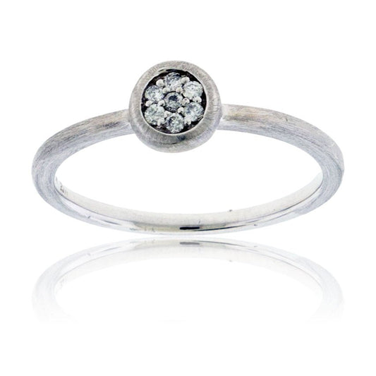 Petite Diamond Cluster Ring - Park City Jewelers