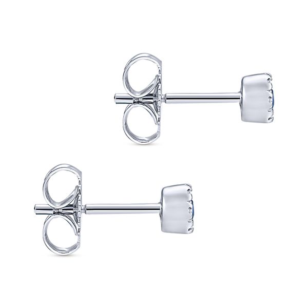 Petite Sapphire and Diamond Stud Earrings - Park City Jewelers