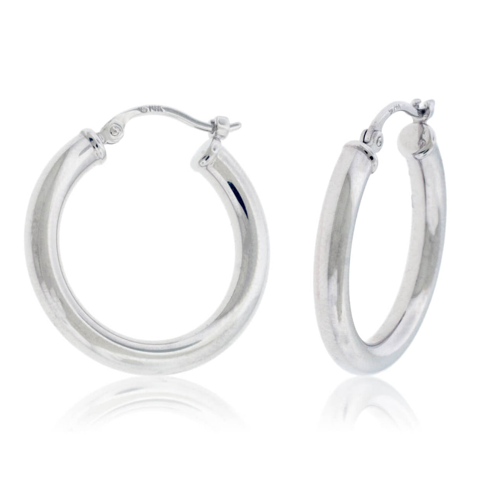 Polished Infinity Hoop Earrings – Park City Jewelers