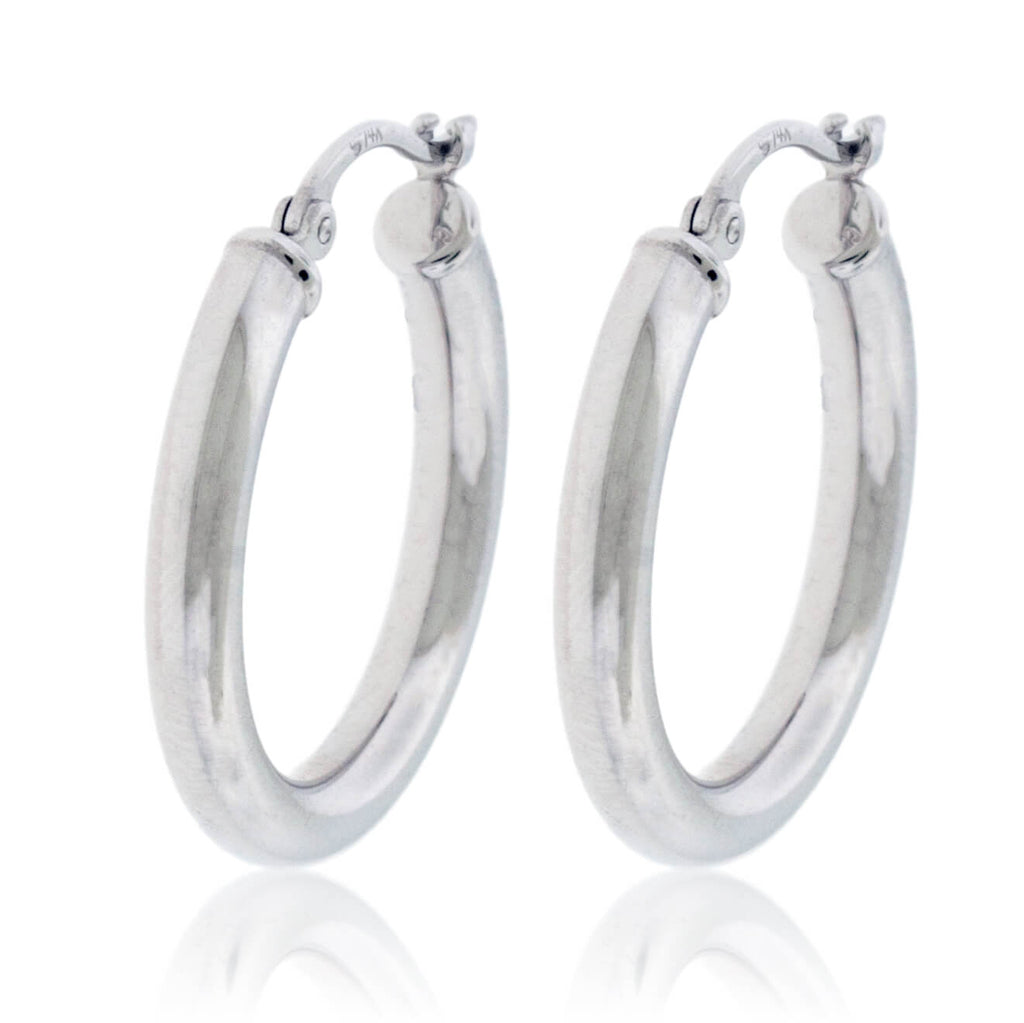 Polished Infinity Hoop Earrings – Park City Jewelers