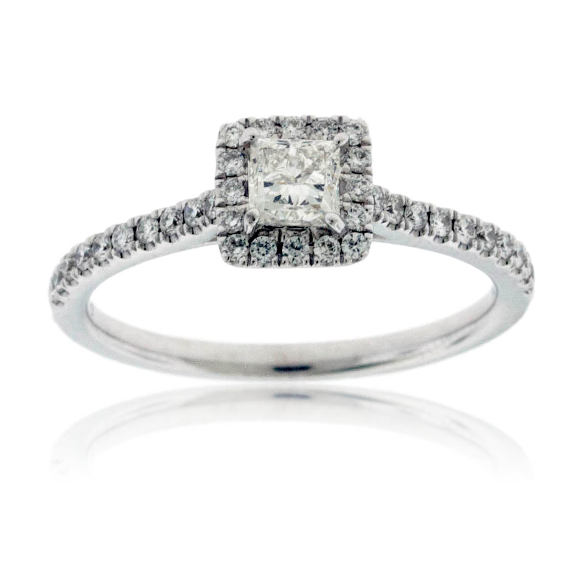 Princess Cut Diamond Engagement Ring - Park City Jewelers