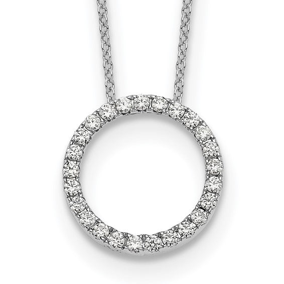Prong Set Lab Grown Diamond Circle Pendant - Park City Jewelers
