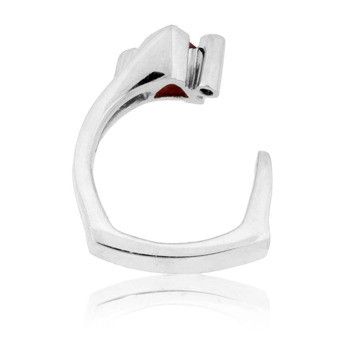 Raspberry Garnet Trillion Ring - Park City Jewelers