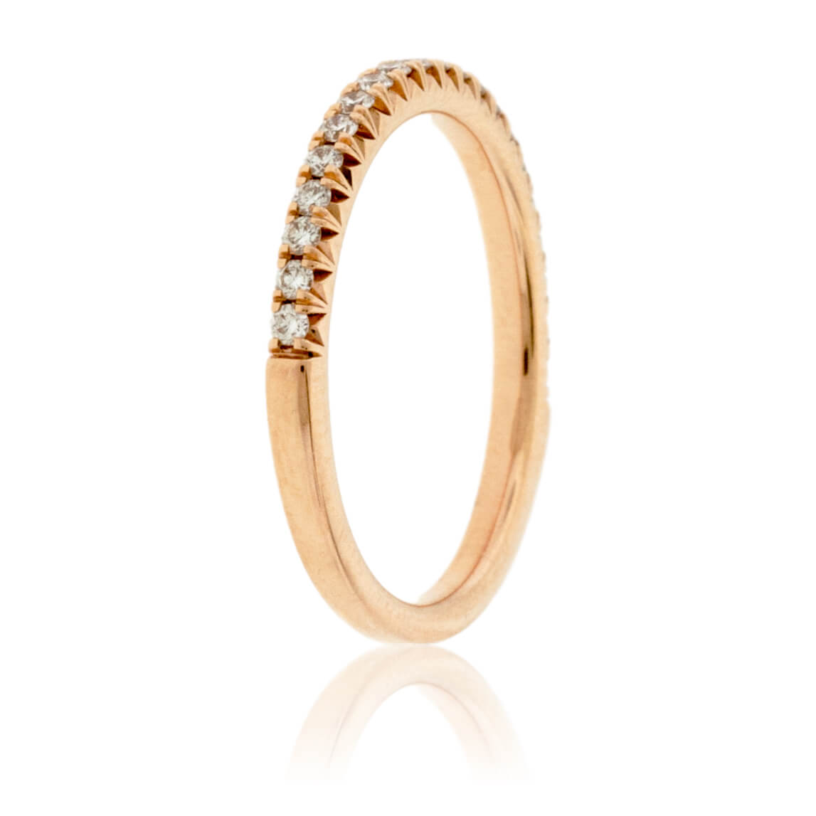 Rose Gold .25ctw Diamond Anniversary Band - Park City Jewelers