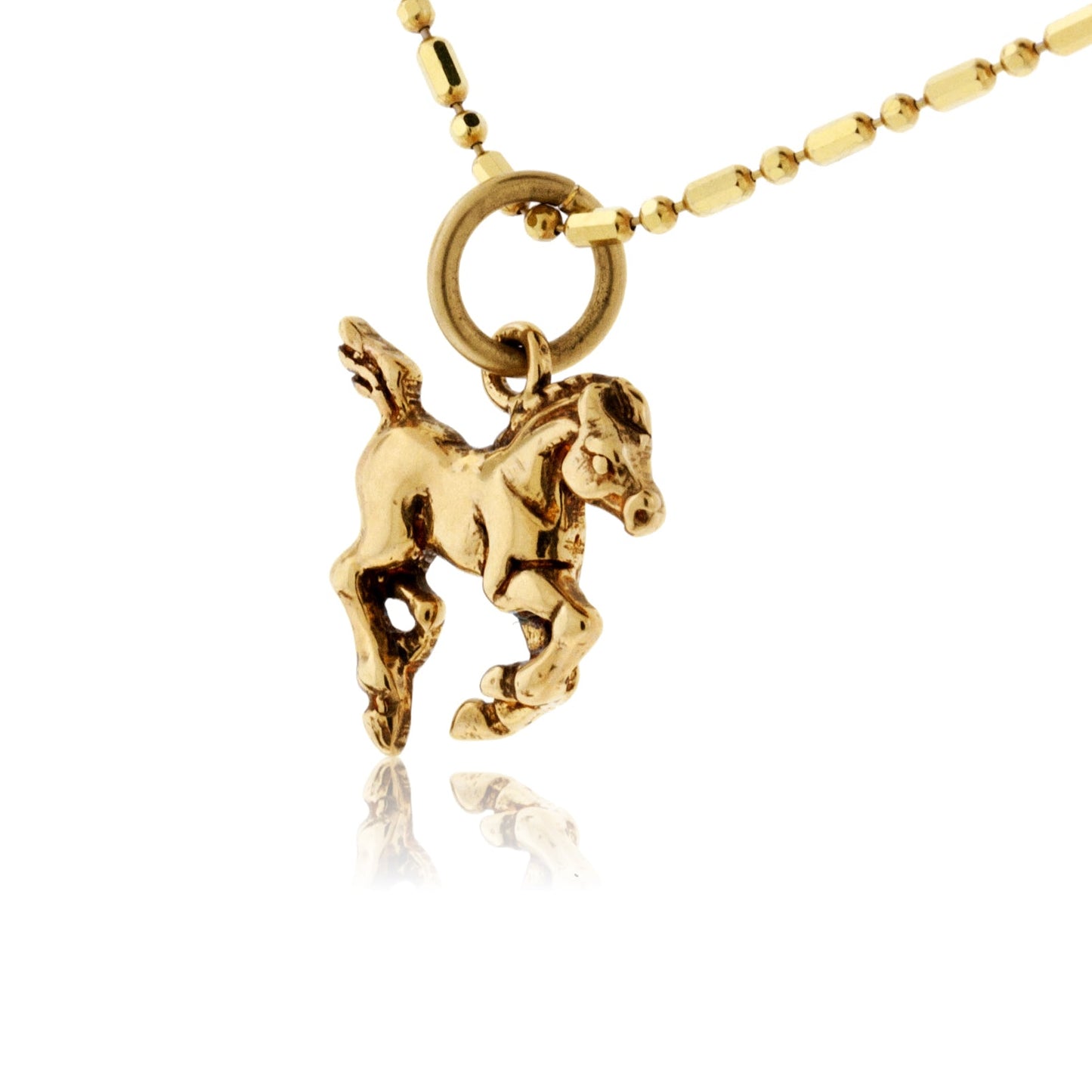 Running Colt Horse Necklace - Park City Jewelers