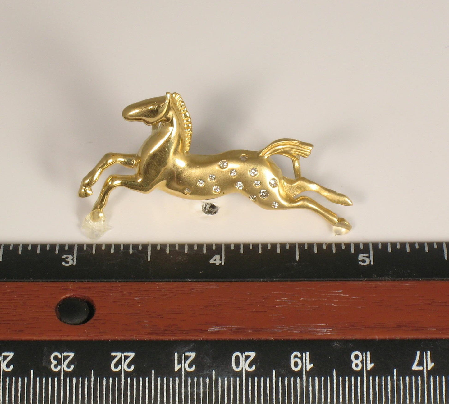 Satin "Happy Appy" Running Horse Necklace - Park City Jewelers