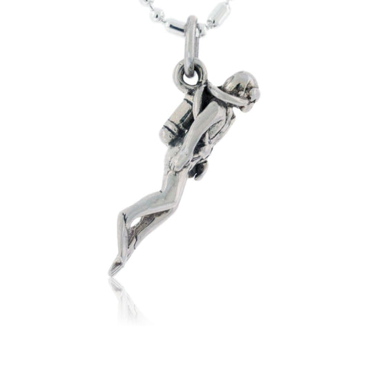 Scuba Diver Charm or Necklace - Park City Jewelers