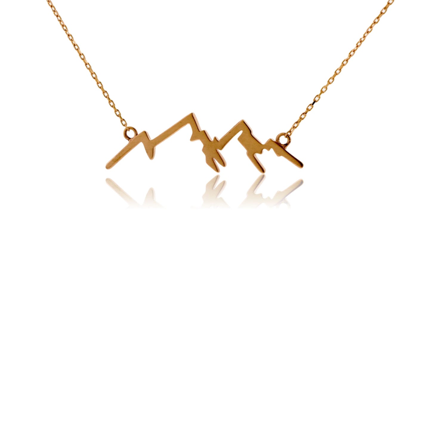 Silhouette Mountain Peak Pendant - Park City Jewelers