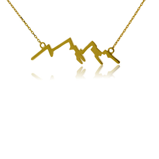 Silhouette Mountain Peak Pendant - Park City Jewelers