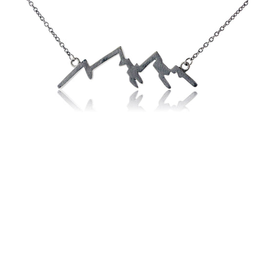 Silhouette Mountain Peak Pendant - Park City Jewelers