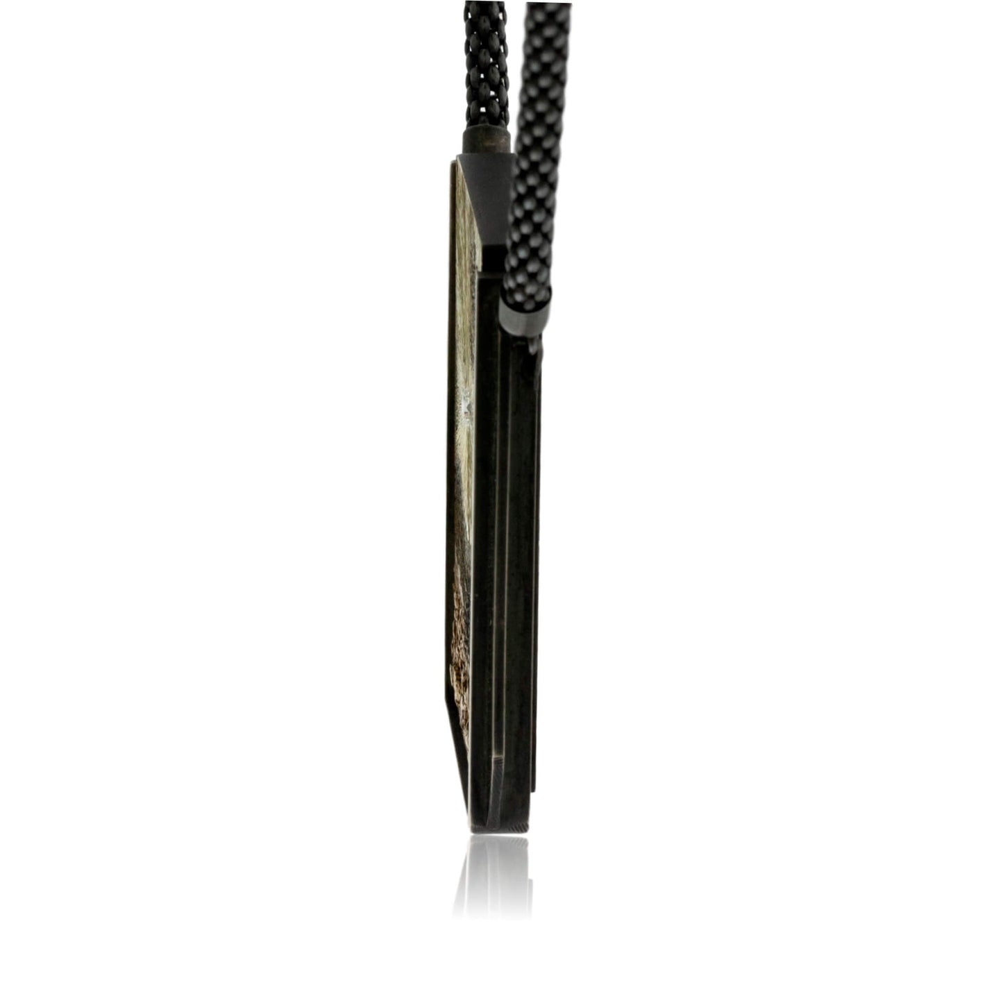 Silver, 18K Gold, & Nugget Gold Rocky Mountain Memories Pendant - Park City Jewelers