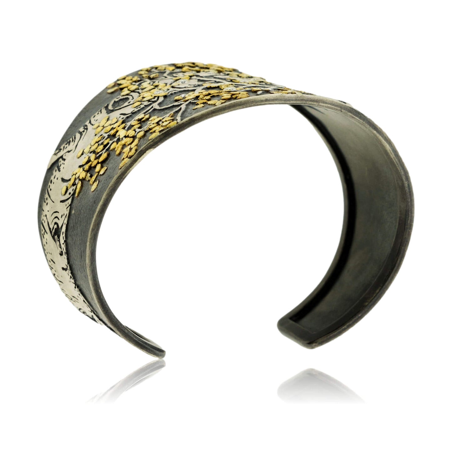 Silver & Gold Aspen Bloom Diamond Bracelet - Park City Jewelers