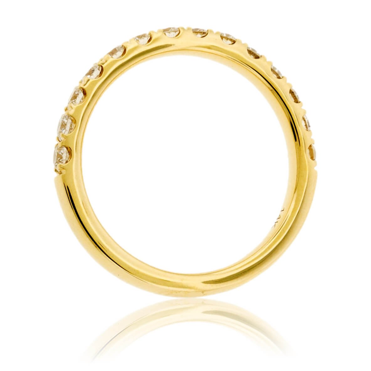 Single Row Diamond Pave Band - Park City Jewelers