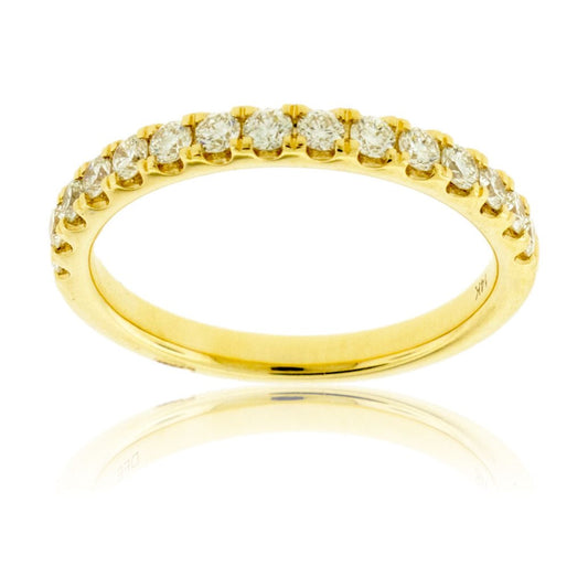 Single Row Diamond Pave Band - Park City Jewelers