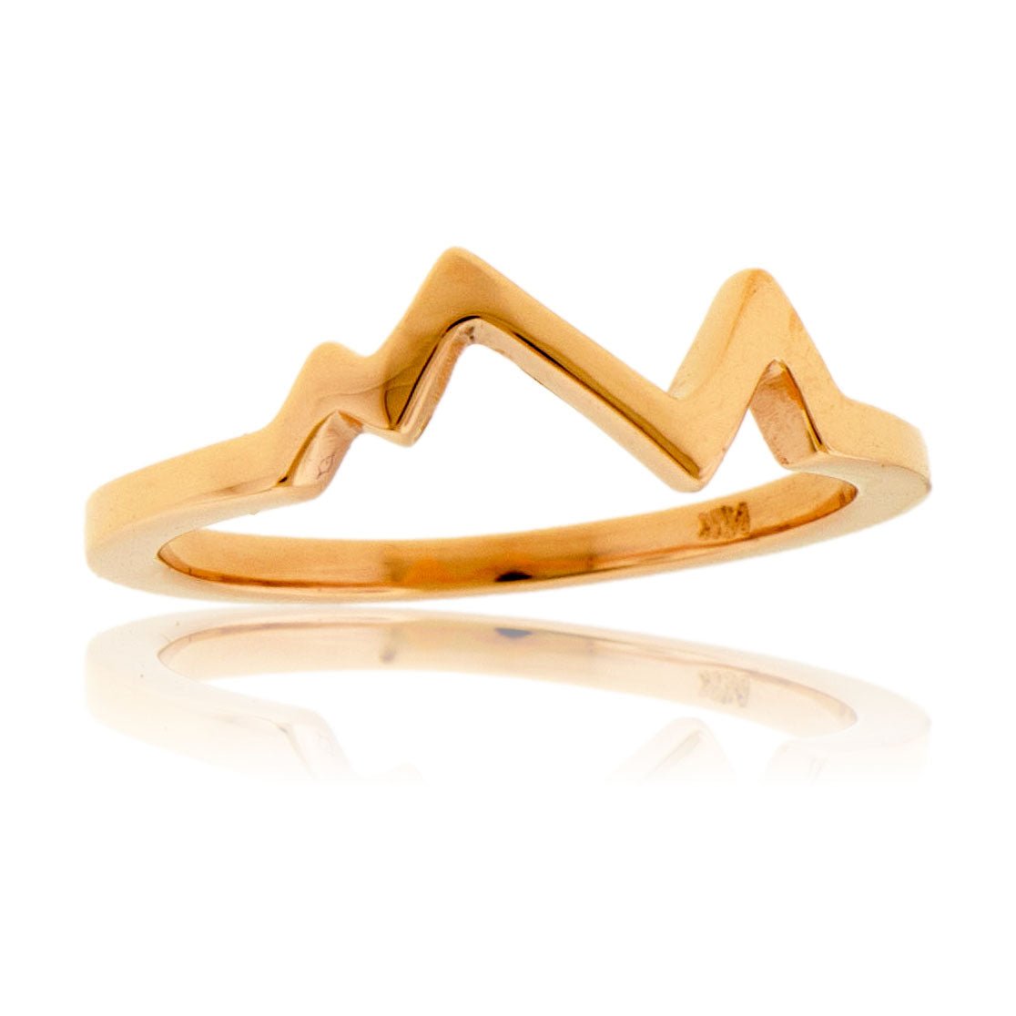 Stackable Mountain Band Ring 2 - Park City Jewelers