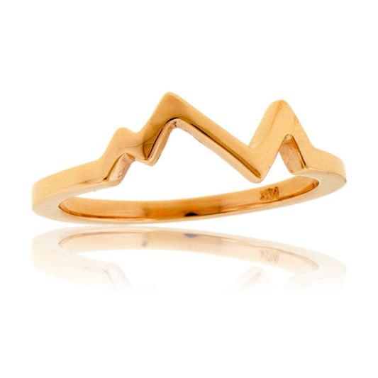 Stackable Mountain Band Ring 2 - Park City Jewelers