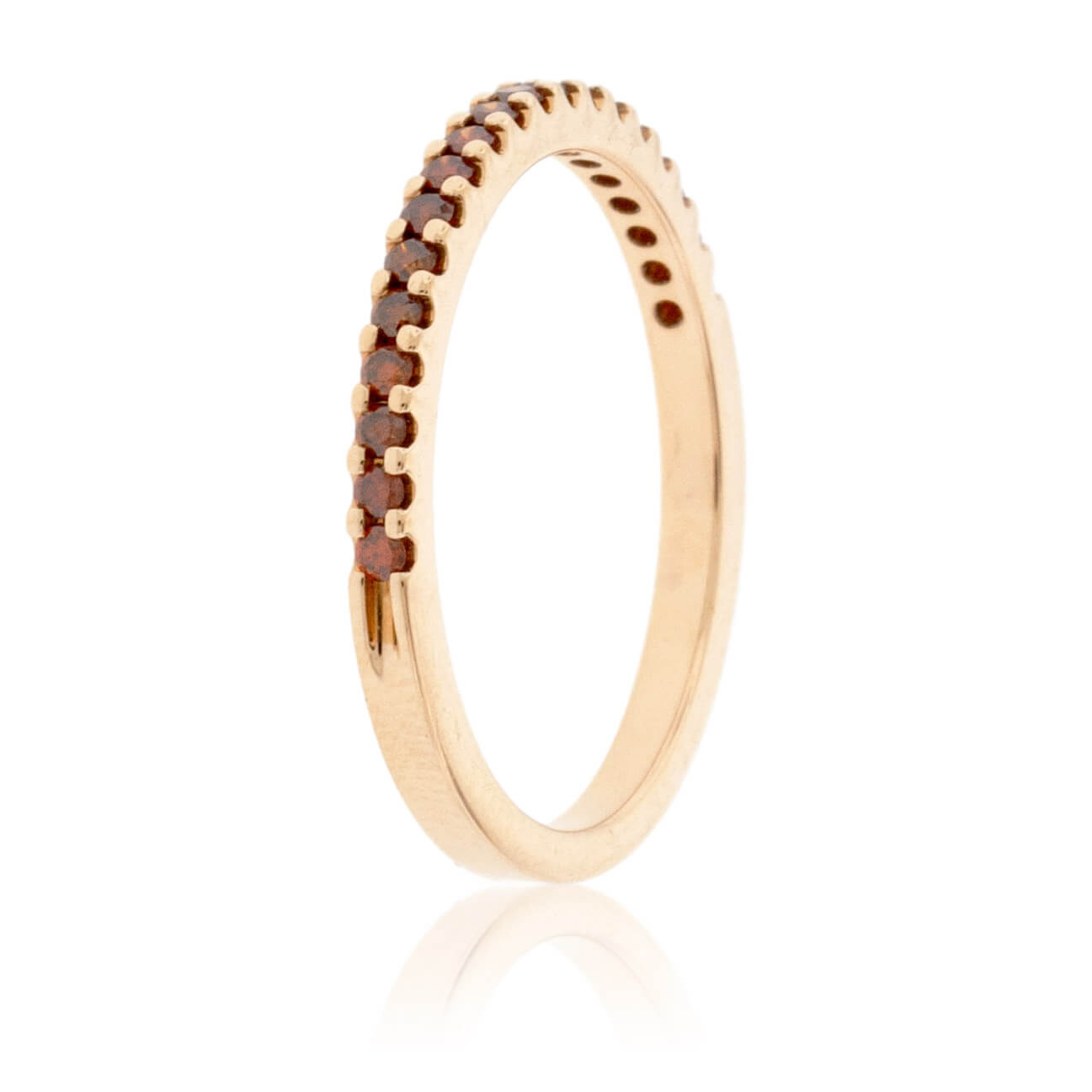 Stacking Cognac Diamond Ring - Park City Jewelers