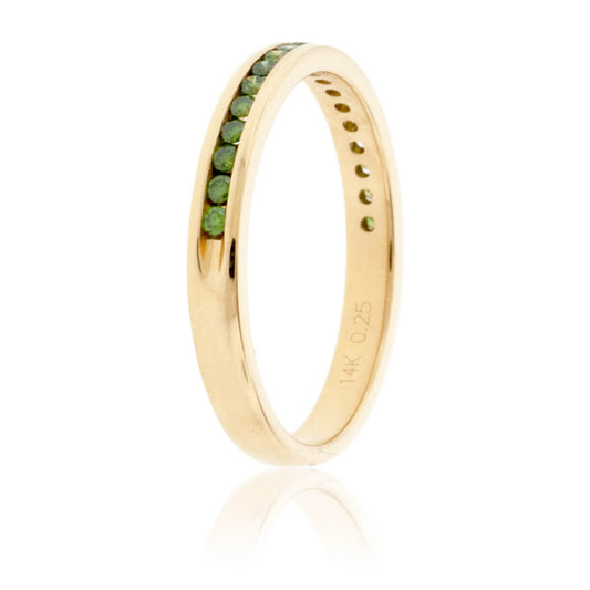Stacking Green Diamond Ring - Park City Jewelers
