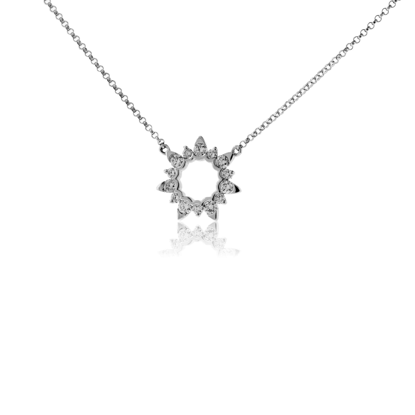 Star Diamond Burst Pendant w/Chain - Park City Jewelers