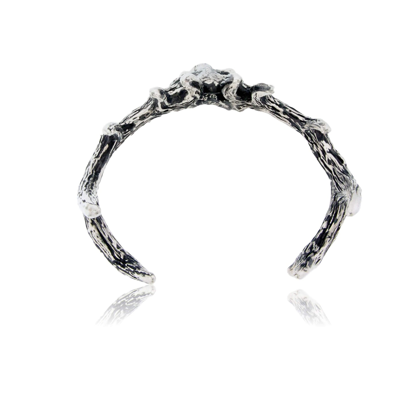 Sterling Silver European Mount Elk Skull Bracelet - Park City Jewelers