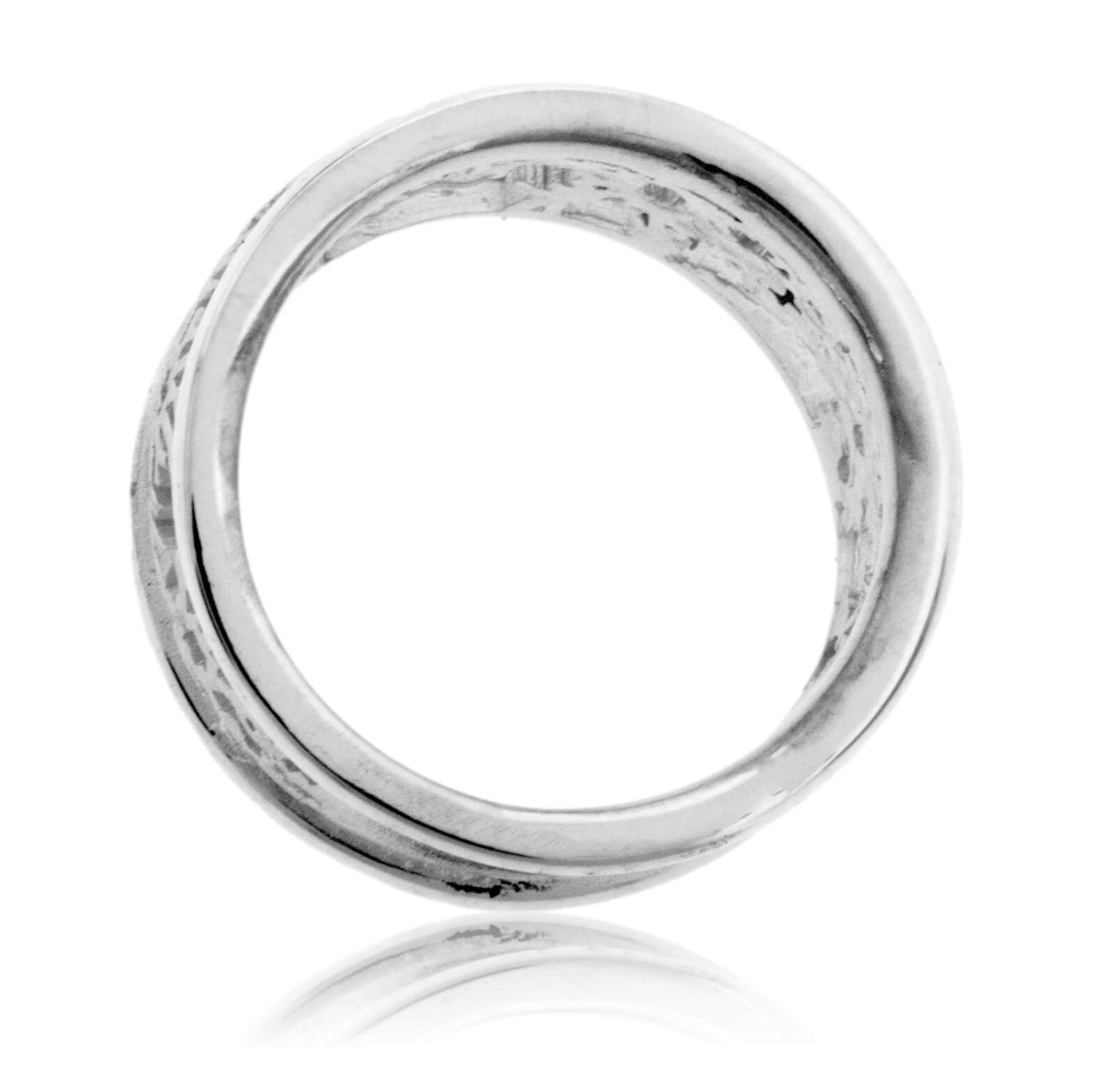 Sterling Silver Snowflake Cutout Band - Park City Jewelers