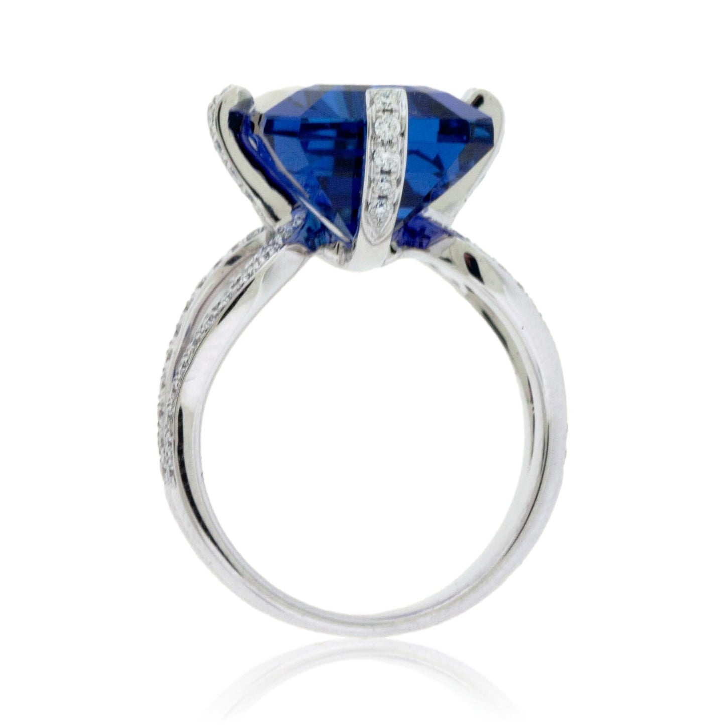 Stunning Tanzanite & Diamond Accented Ring - Park City Jewelers