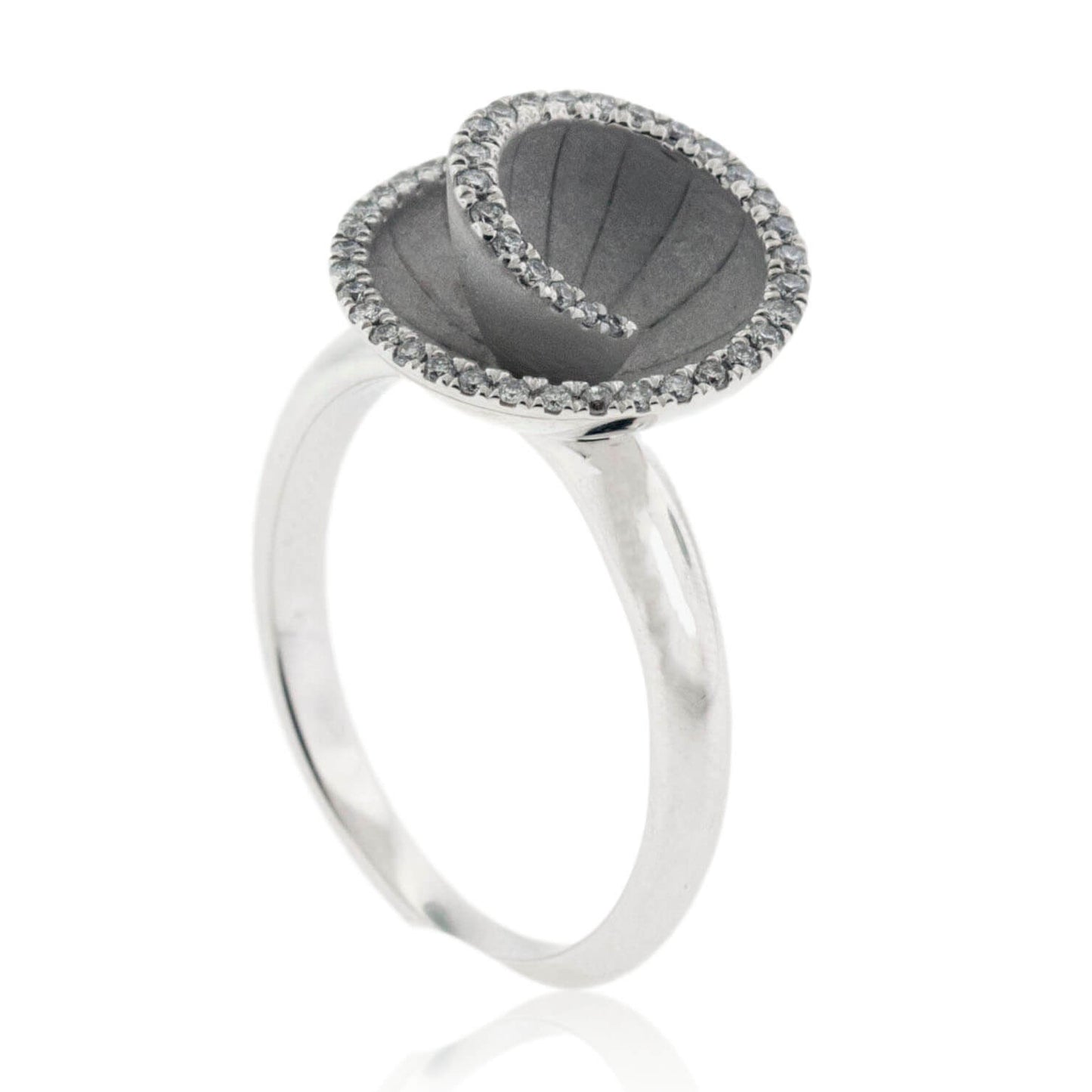 Swirl Center Diamond Fashion Ring - Park City Jewelers