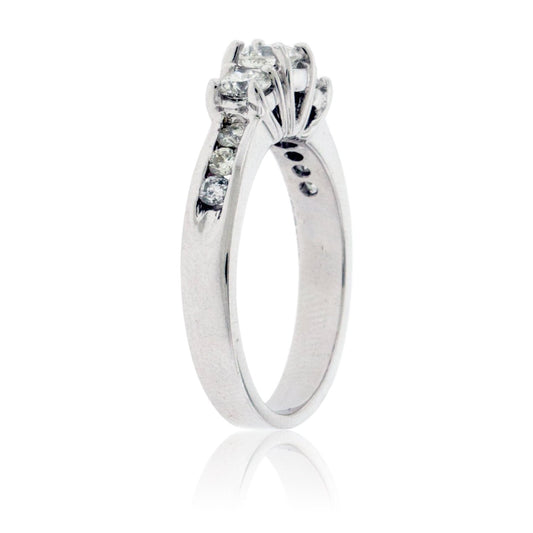 Three Stone Past, Present, & Future Diamond Ring - Park City Jewelers