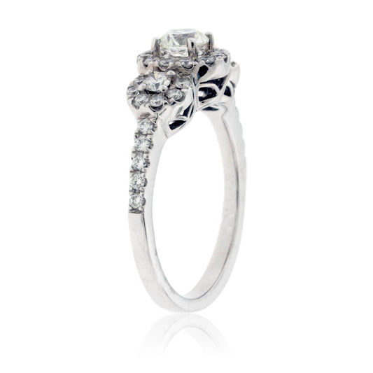 Three Stone, Yesterday, Tomorrow, Forever, Diamond Ring - Park City Jewelers