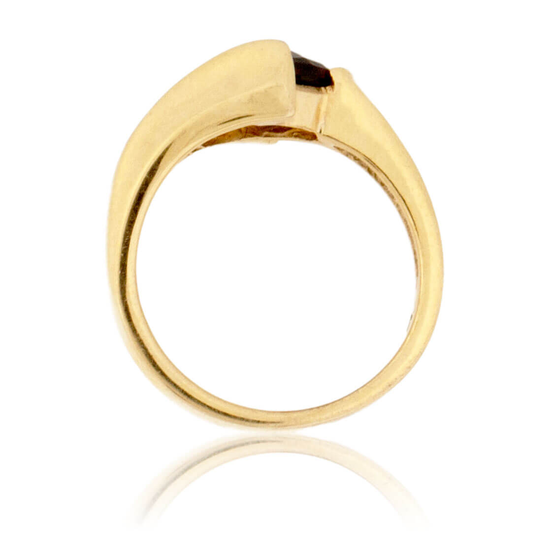 Trillian Shaped Solitaire Garnet Ring - Park City Jewelers