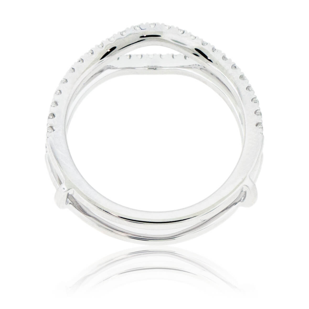 White Gold .37ctw Diamond Ring Jacket - Park City Jewelers