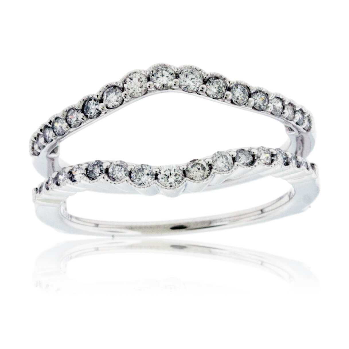 White Gold .50ctw Diamond Ring Jacket - Park City Jewelers