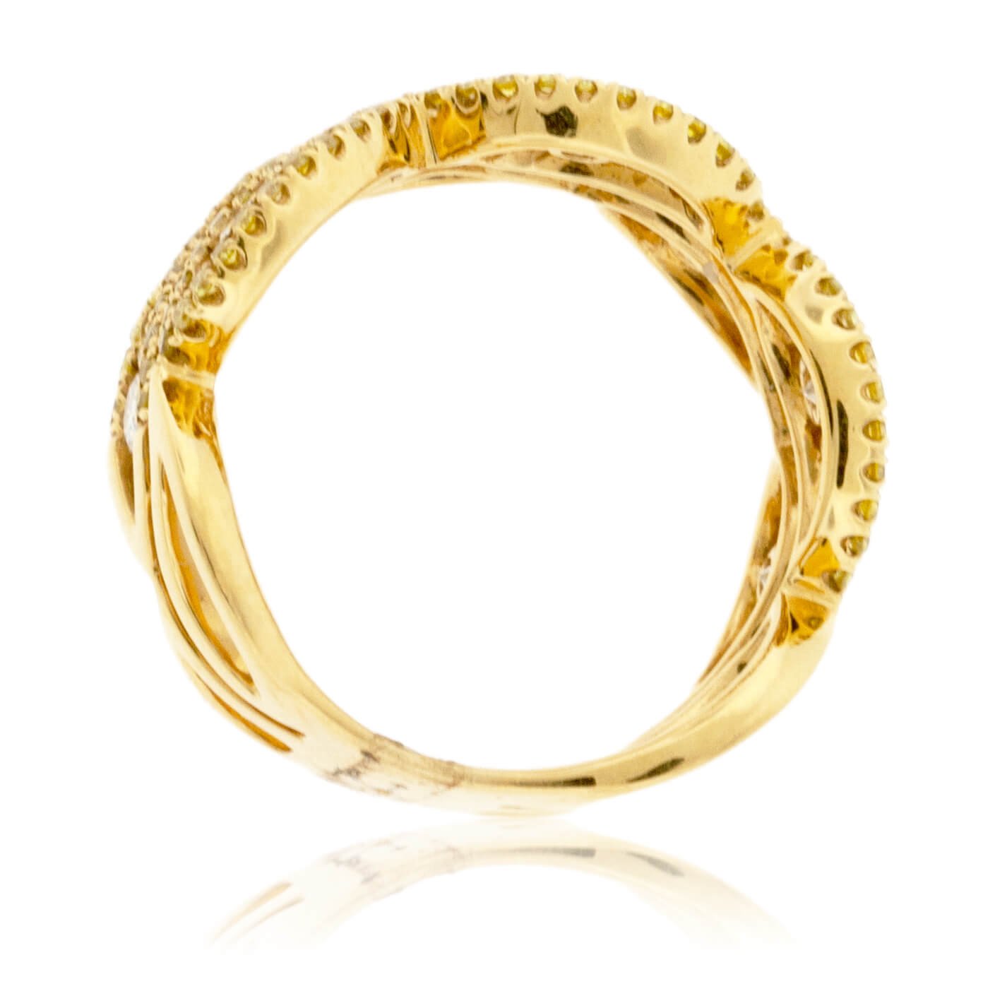 Yellow Diamond & Diamond 1 Carat Band - Park City Jewelers